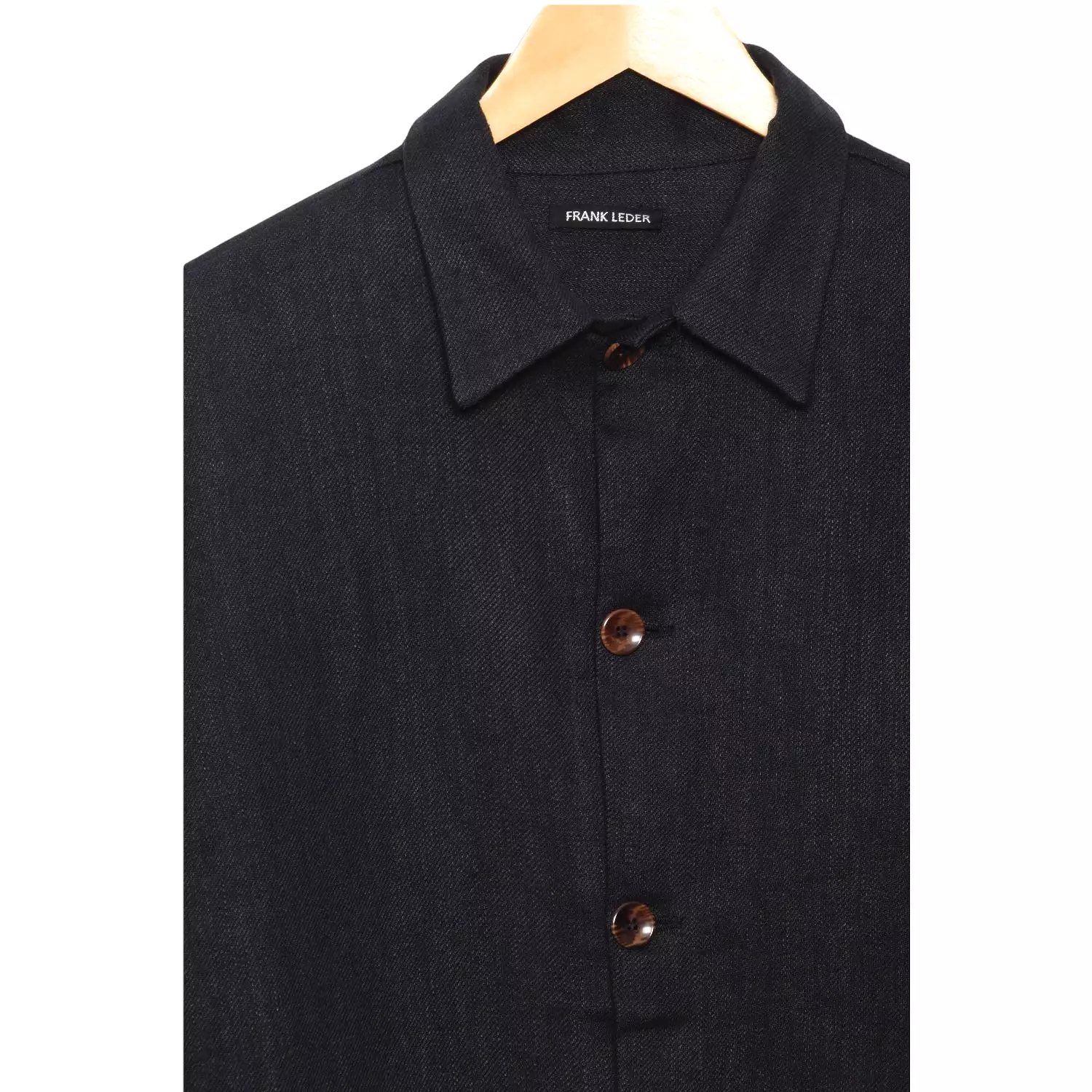 Frank Leder Washed Linen Jacket black