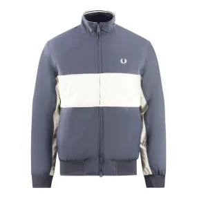 Fred Perry Colour Block Dark Graphite Brentham Jacket