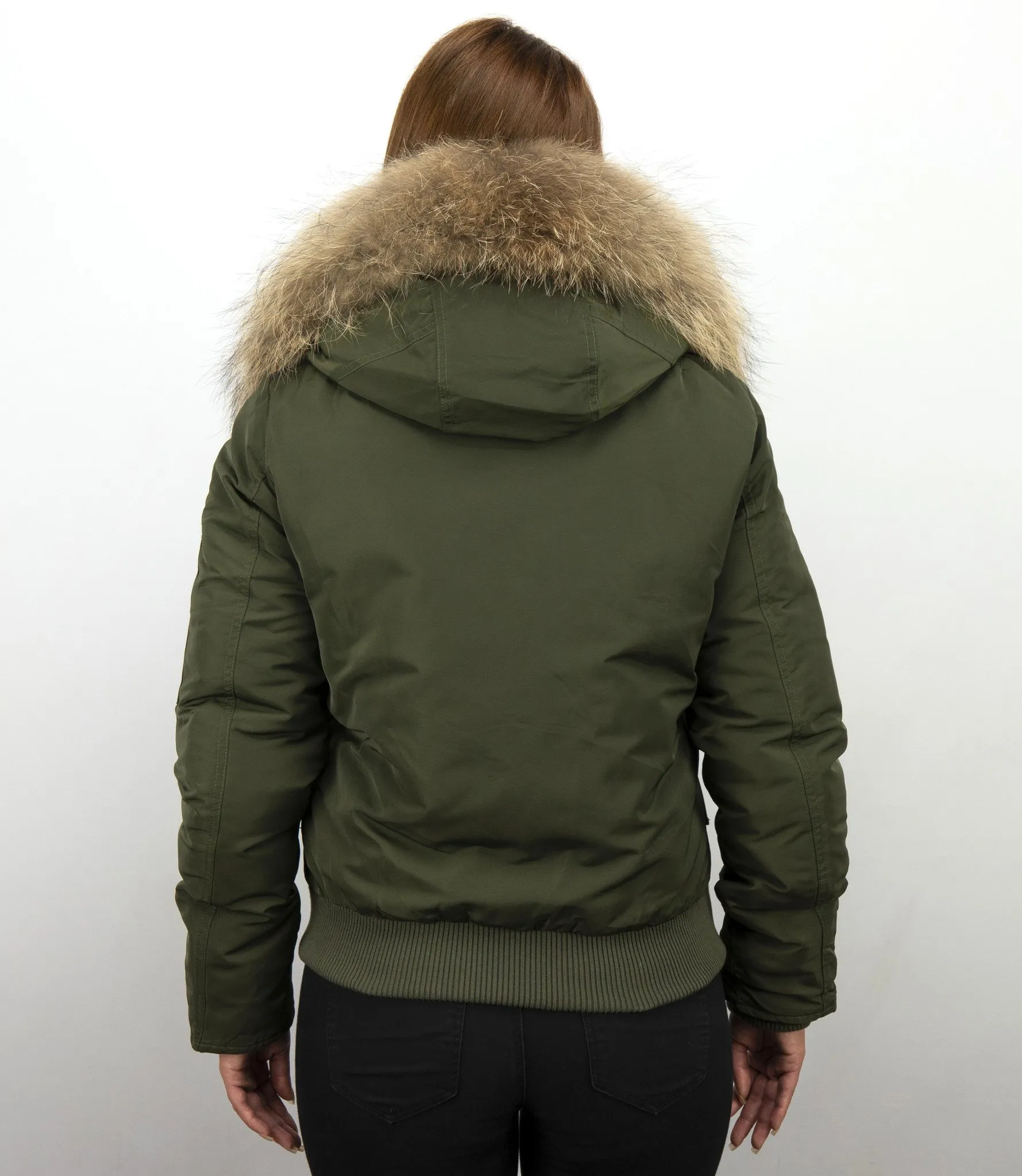 Fur Collar Women Winter Coat Short