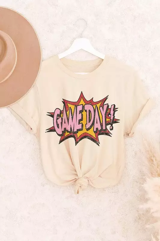 GAME DAY GRAPHIC TEE PLUS SIZE