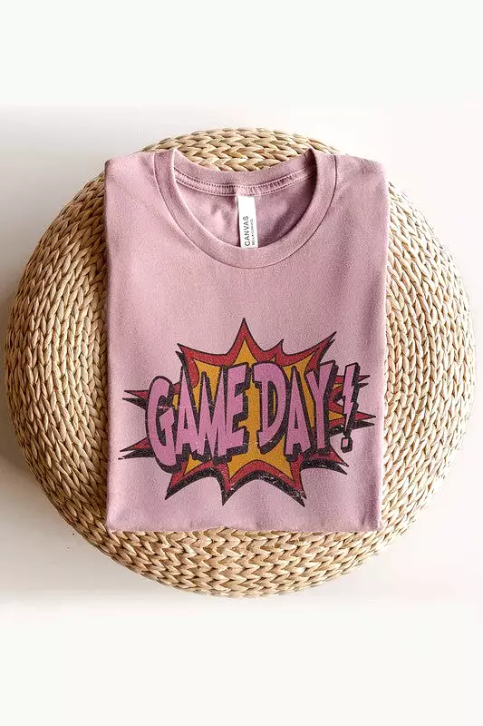 GAME DAY GRAPHIC TEE PLUS SIZE