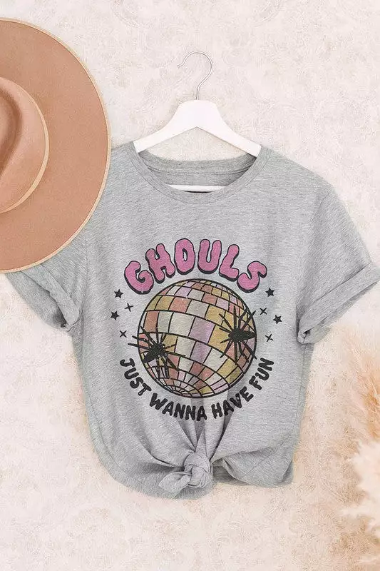 GHOULS JUST WANNA HAVE FUN GRAPHIC TEE