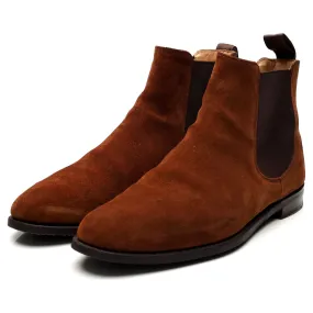 'Godfrey' Snuff Brown Suede Chelsea Boots UK 8.5 F