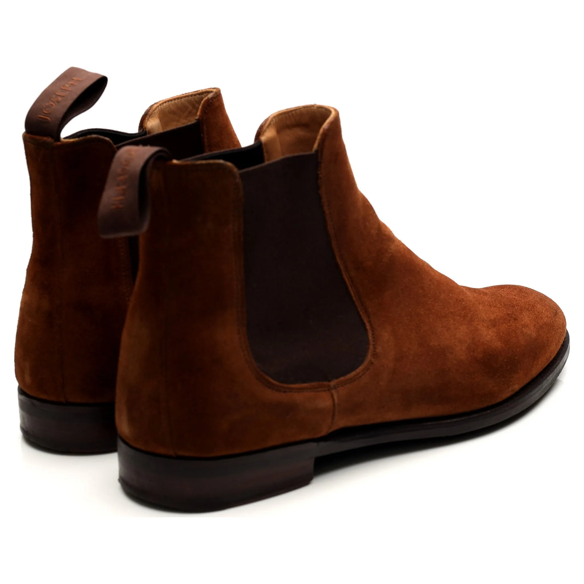 'Godfrey' Snuff Brown Suede Chelsea Boots UK 8.5 F