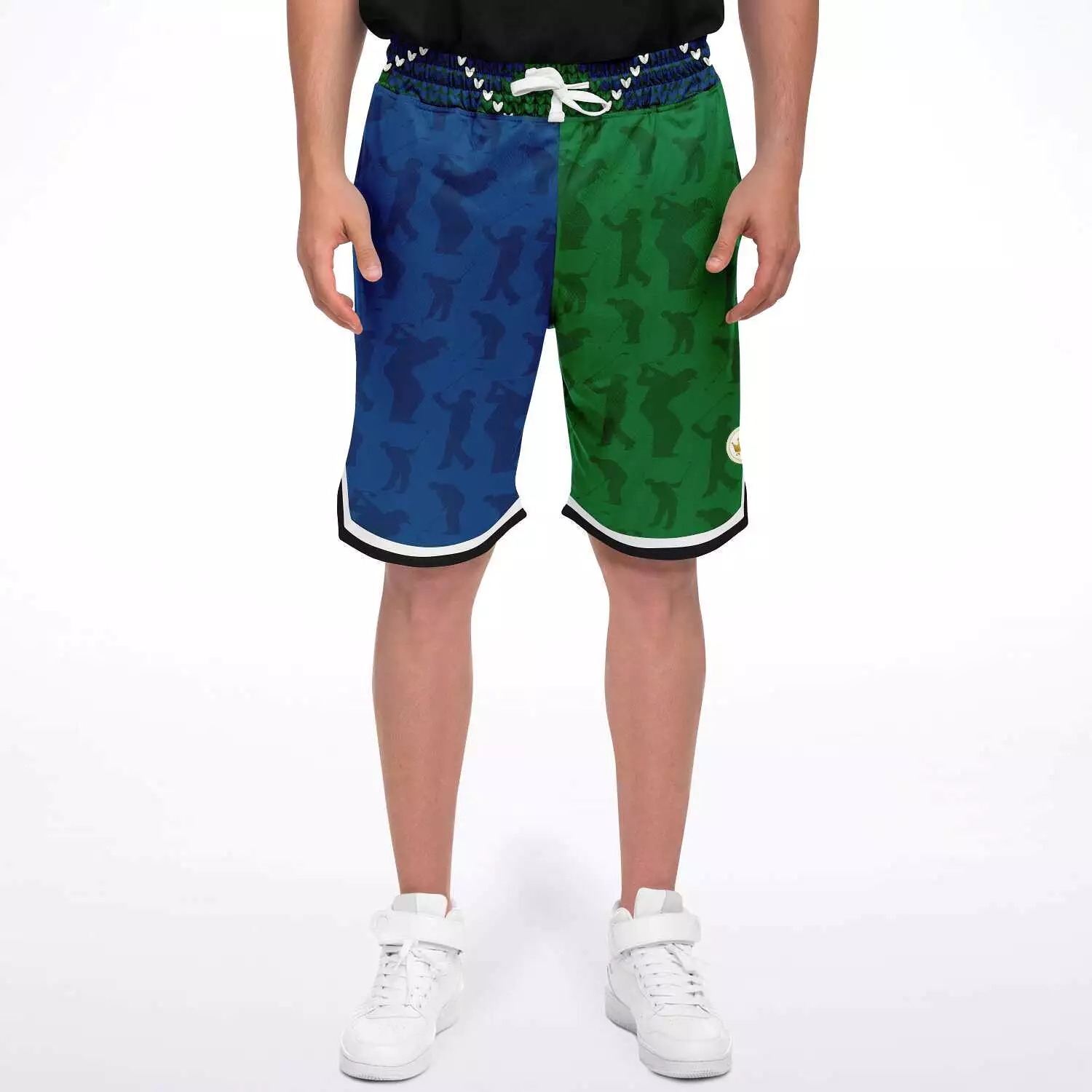 Golf Edinburgh Unisex Basketball Shorts