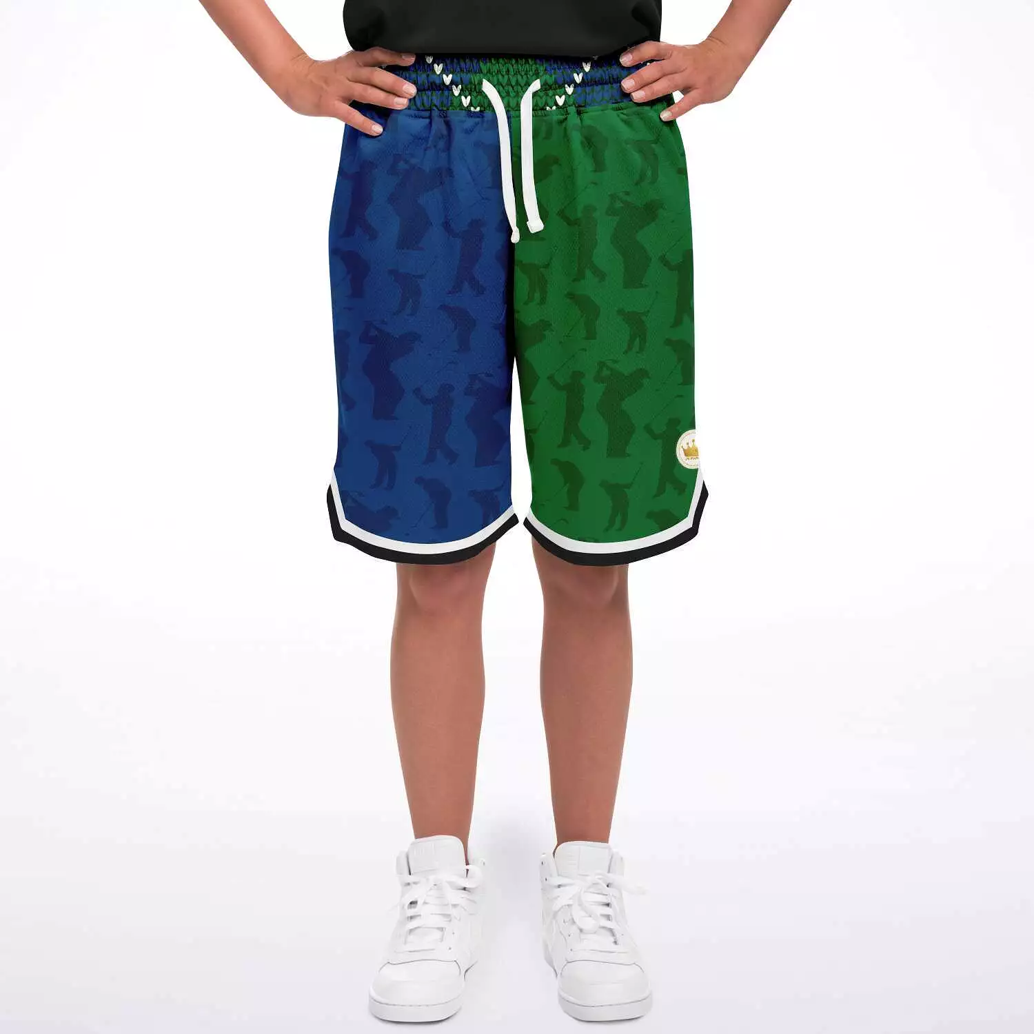 Golf Edinburgh Unisex Basketball Shorts