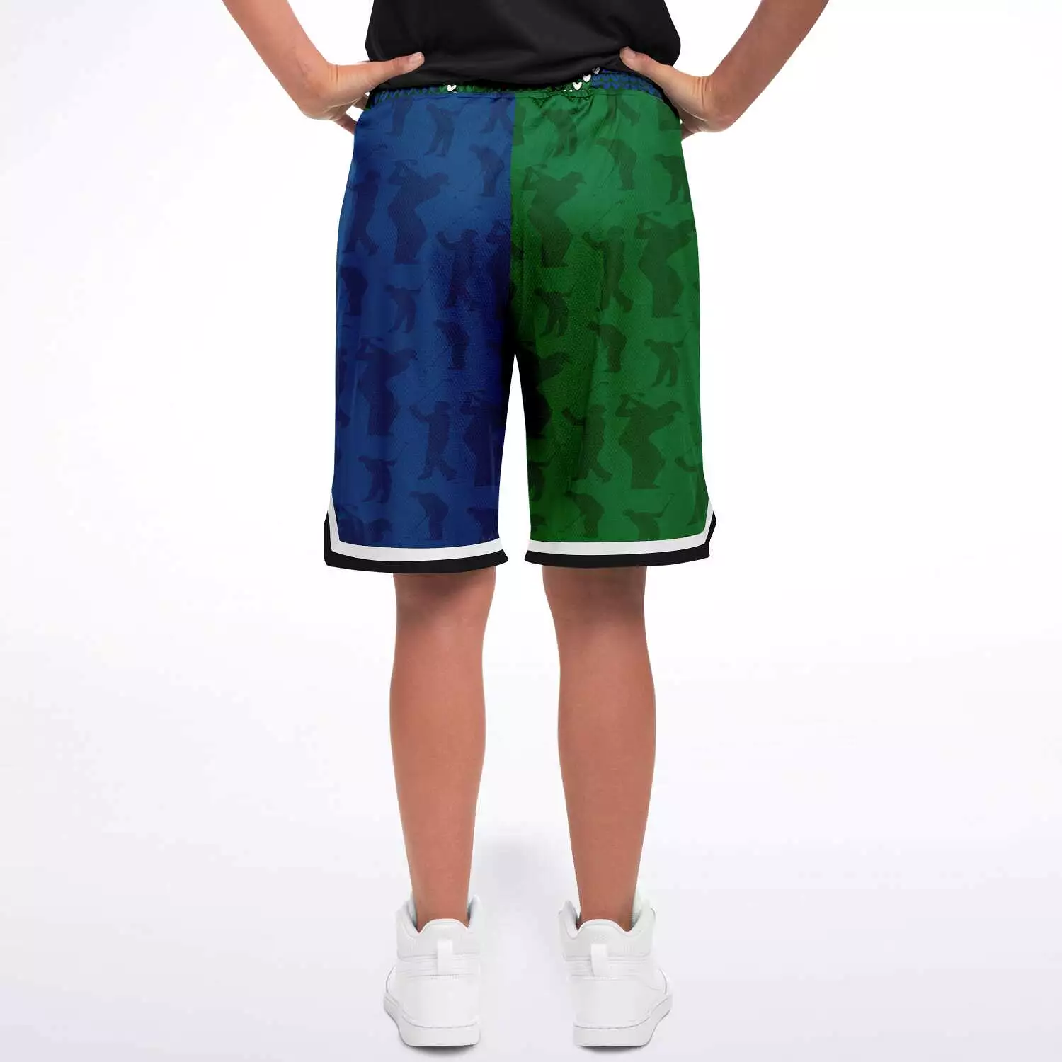 Golf Edinburgh Unisex Basketball Shorts