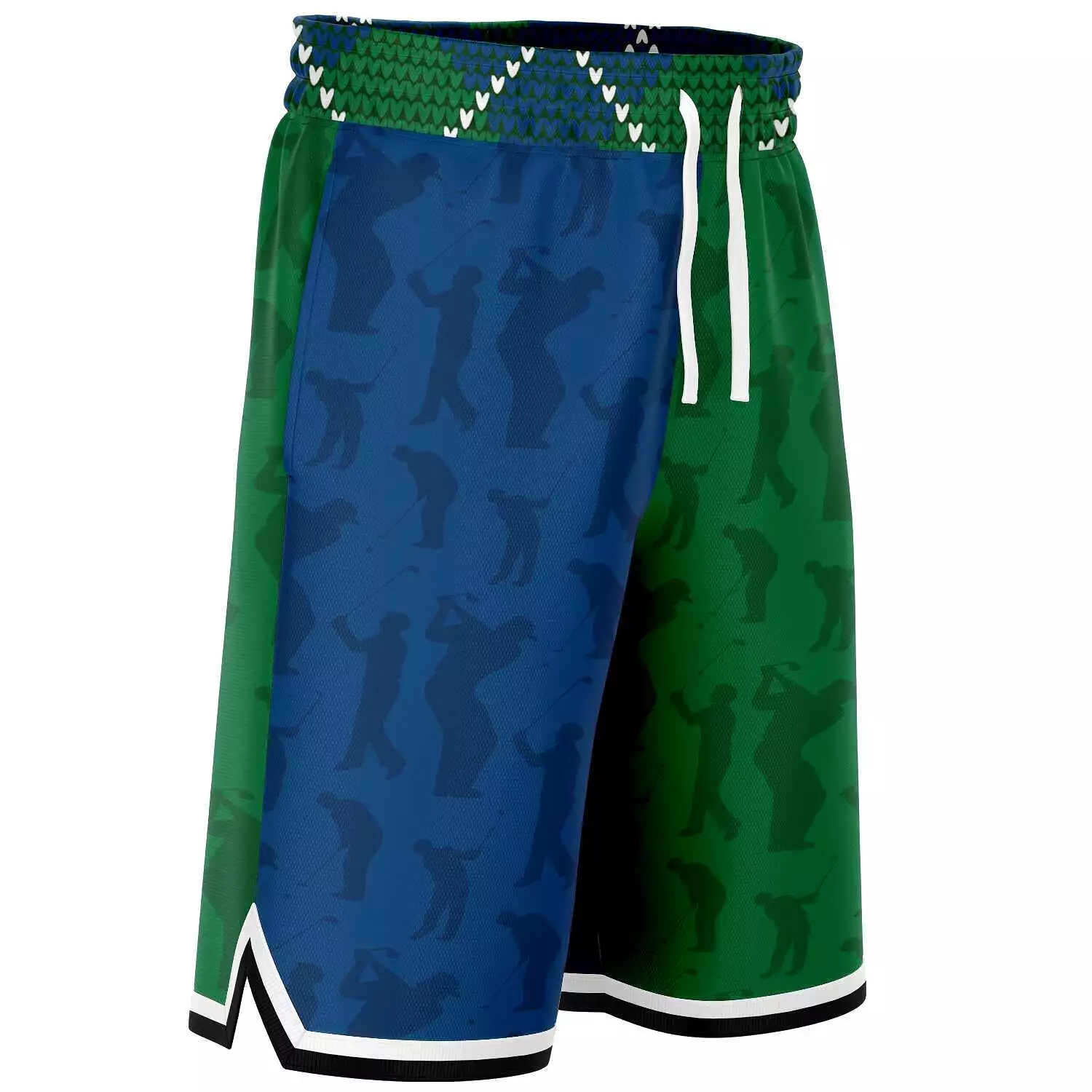 Golf Edinburgh Unisex Basketball Shorts