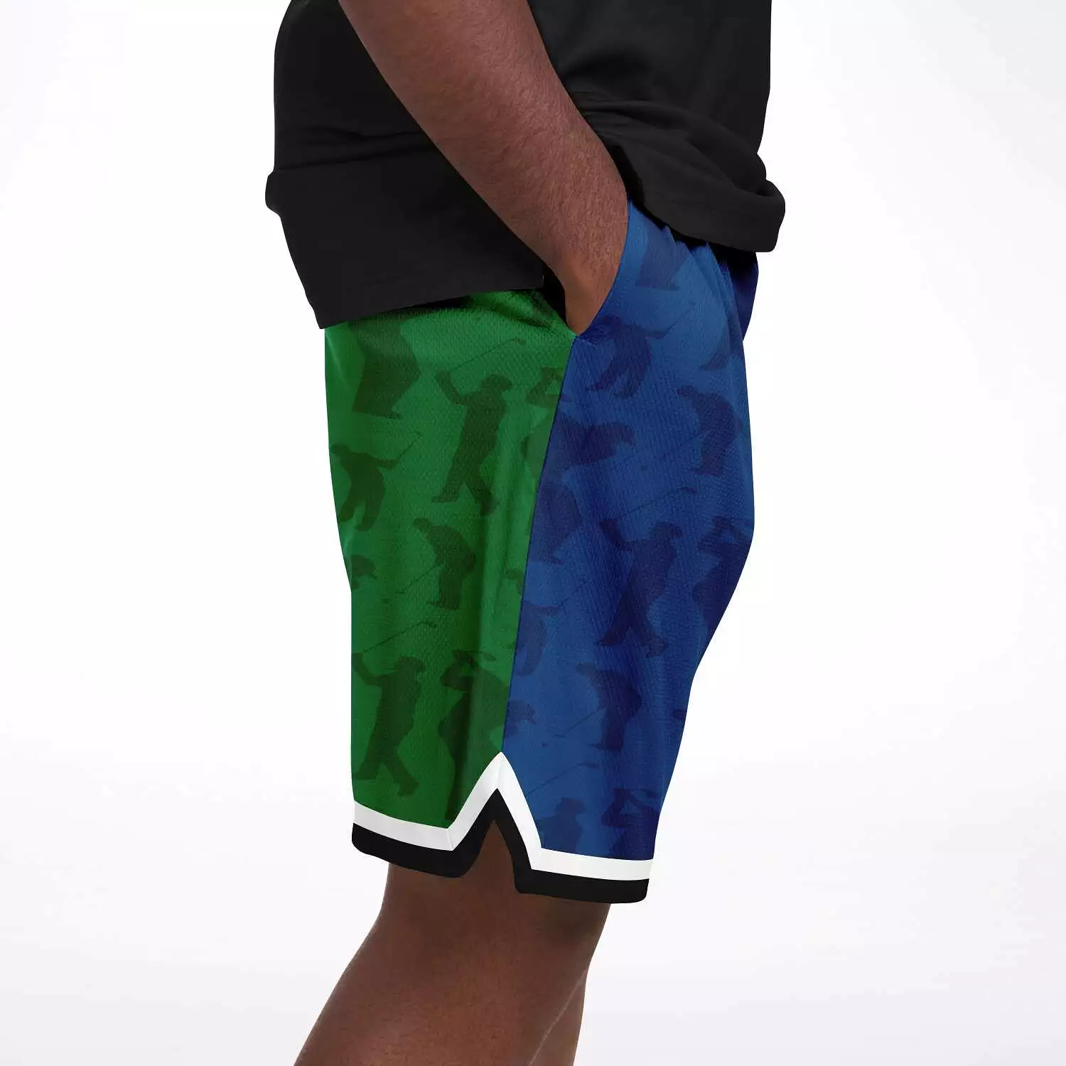 Golf Edinburgh Unisex Basketball Shorts