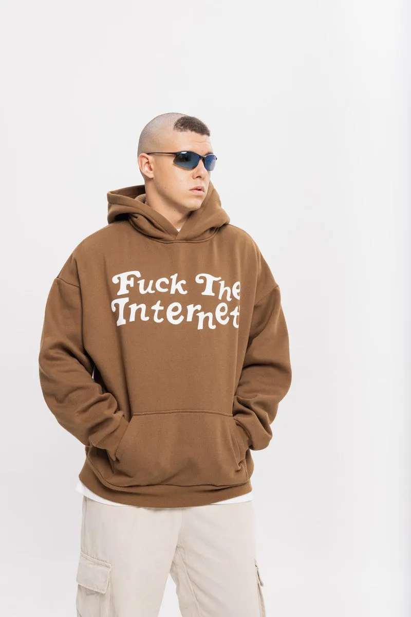 Handwritten Logo Puff Print Hoodie