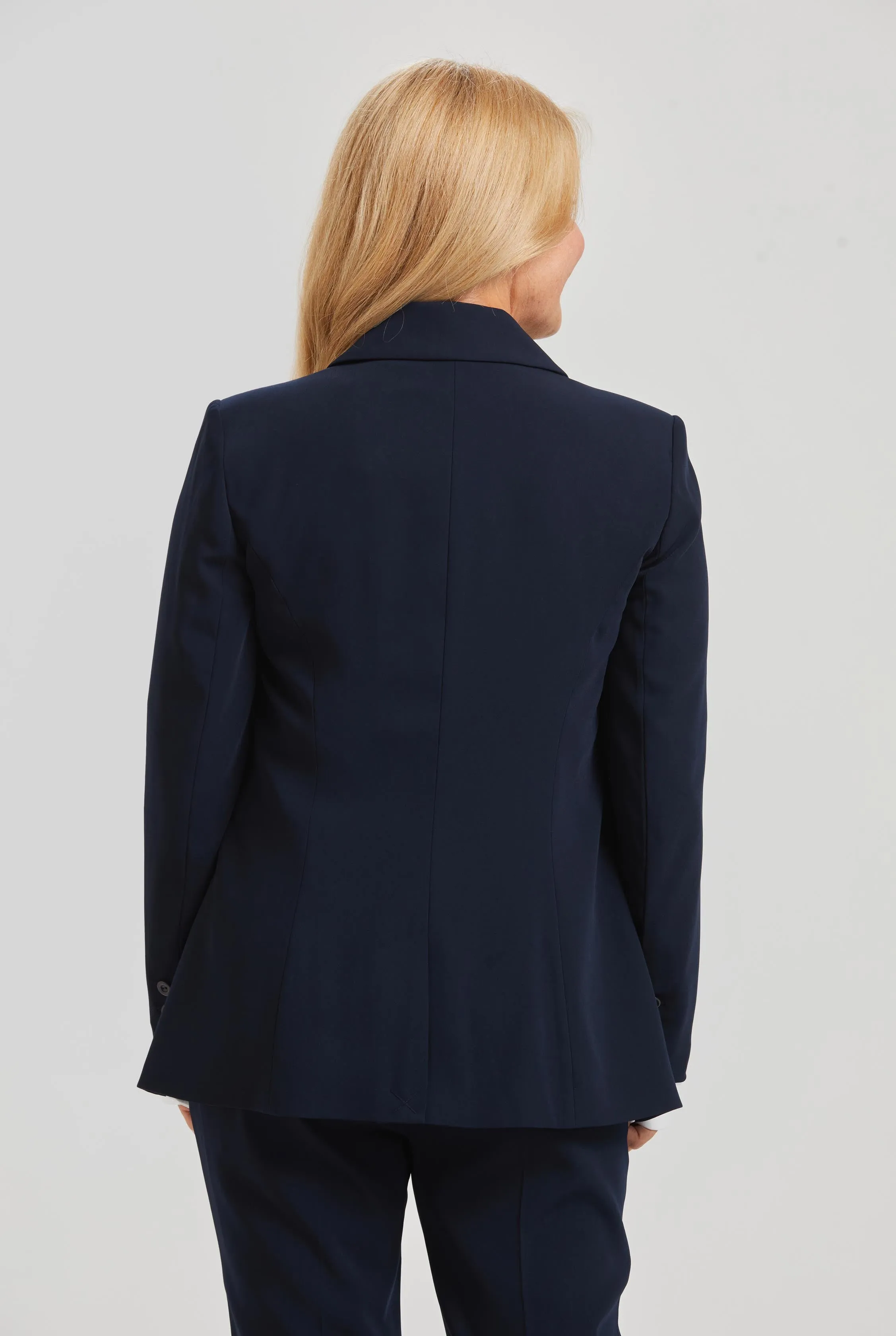 Hannah Shirt Tail Cuff Jacket- Journey Stretch- FINAL SALE