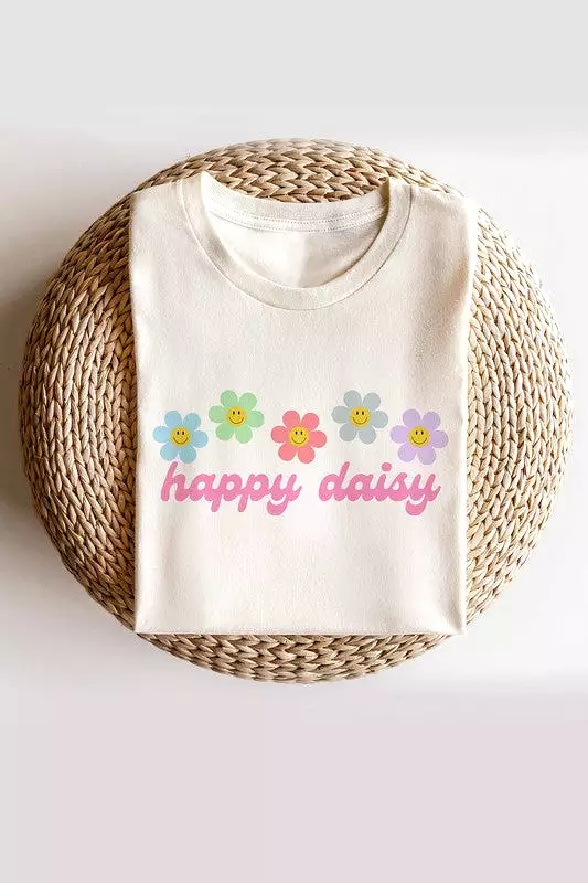 HAPPY DAISY GRAPHIC TEE