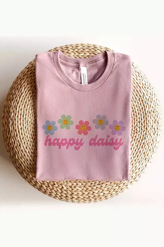 HAPPY DAISY GRAPHIC TEE