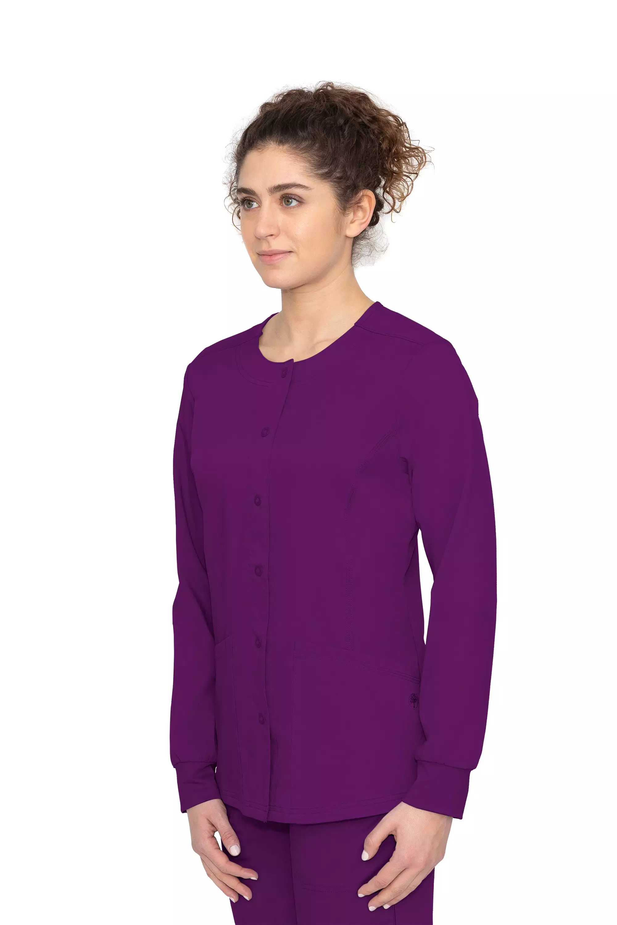 Healing Hands Purple Label 5063 Daisy Warm-Up Jacket