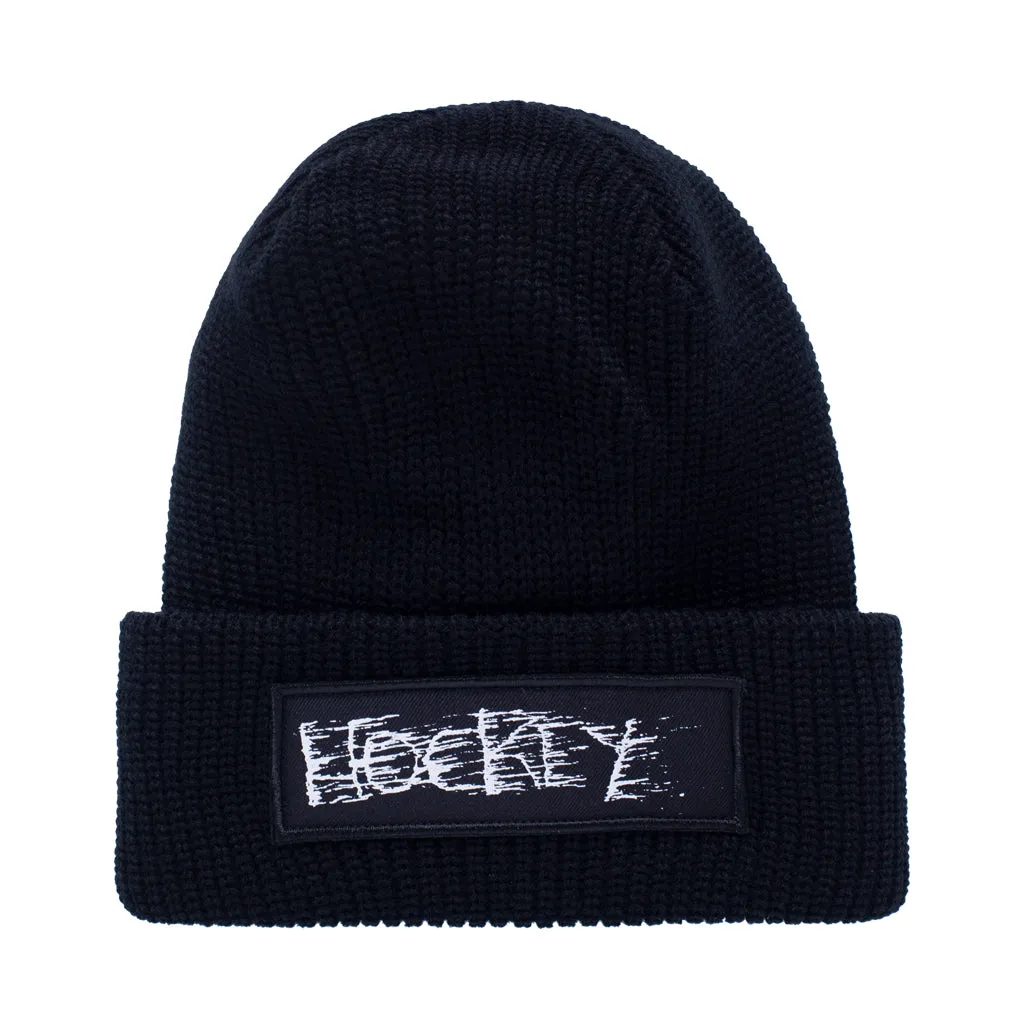 HOCKEY DRIFTER BEANIE // BLACK