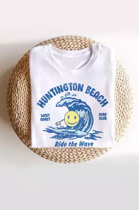 HUNTINGTON BEACH GRAPHIC TEE PLUS SIZE