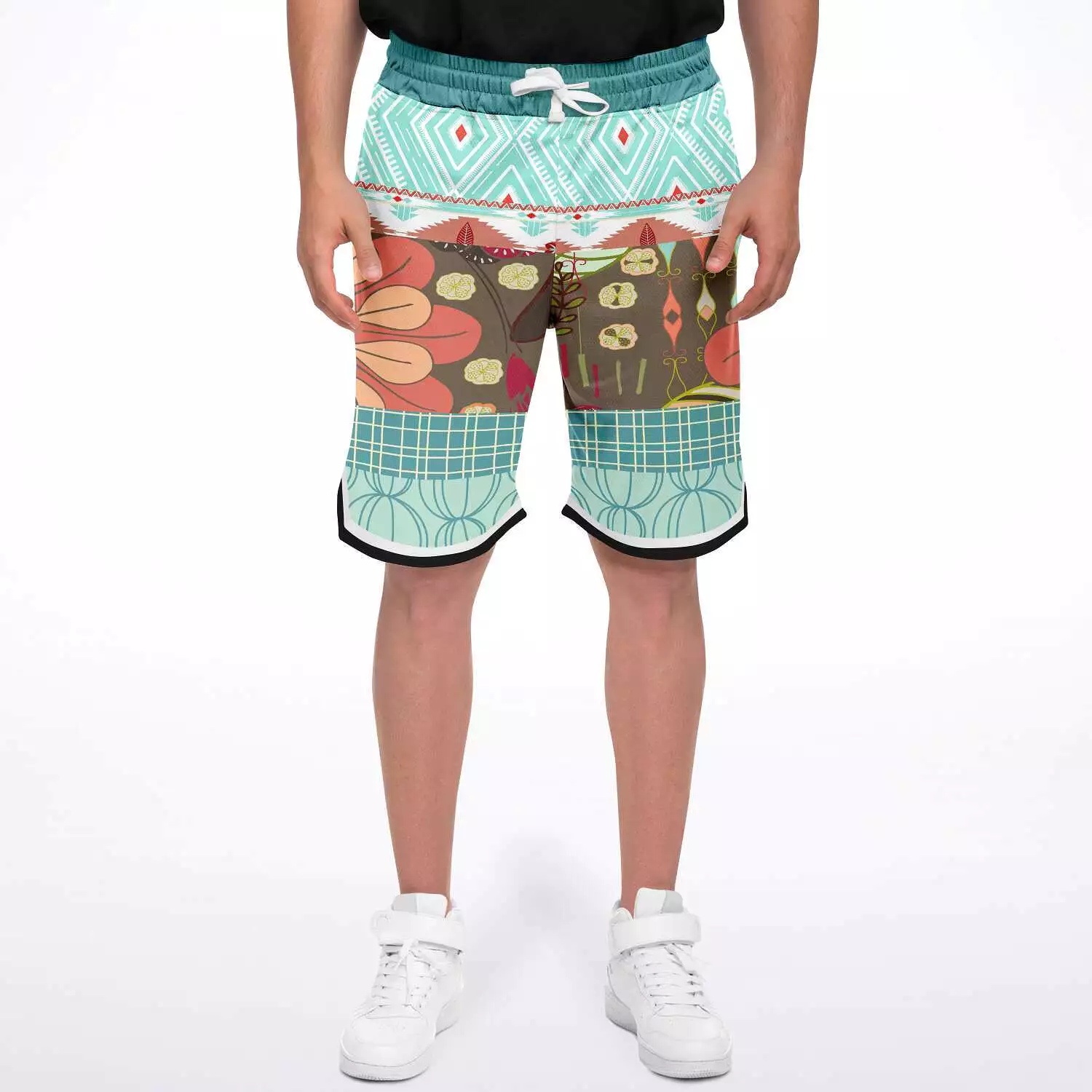 Infinity Squared Unisex Basketball Shorts