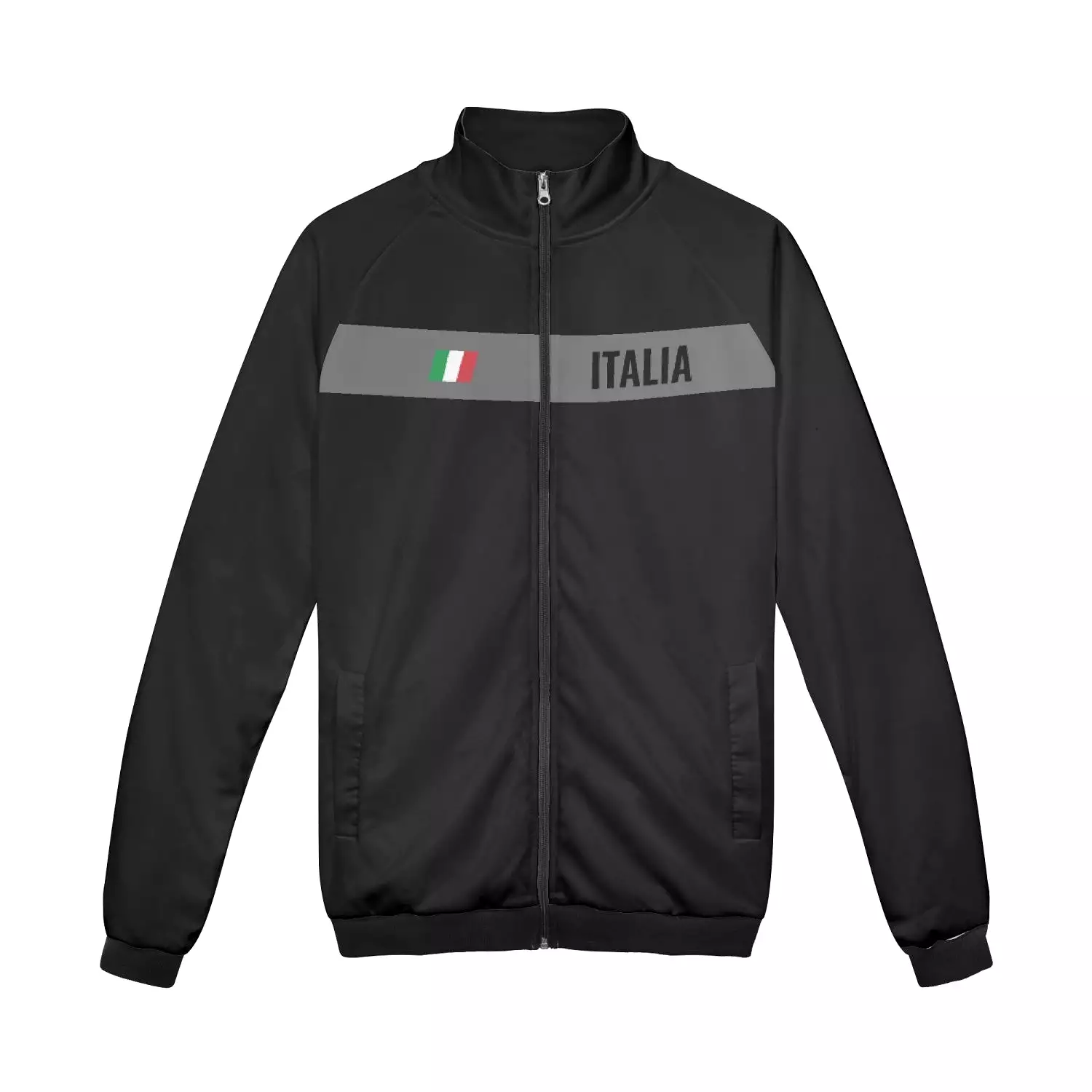 Italia zip Jacket black