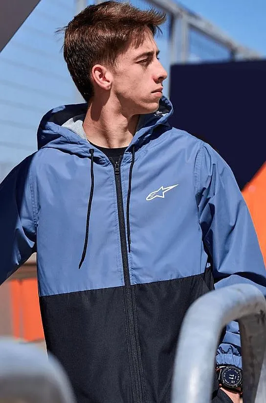 jacket Alpinestars Speeder Windbreaker - Slate Blue/Black - men´s