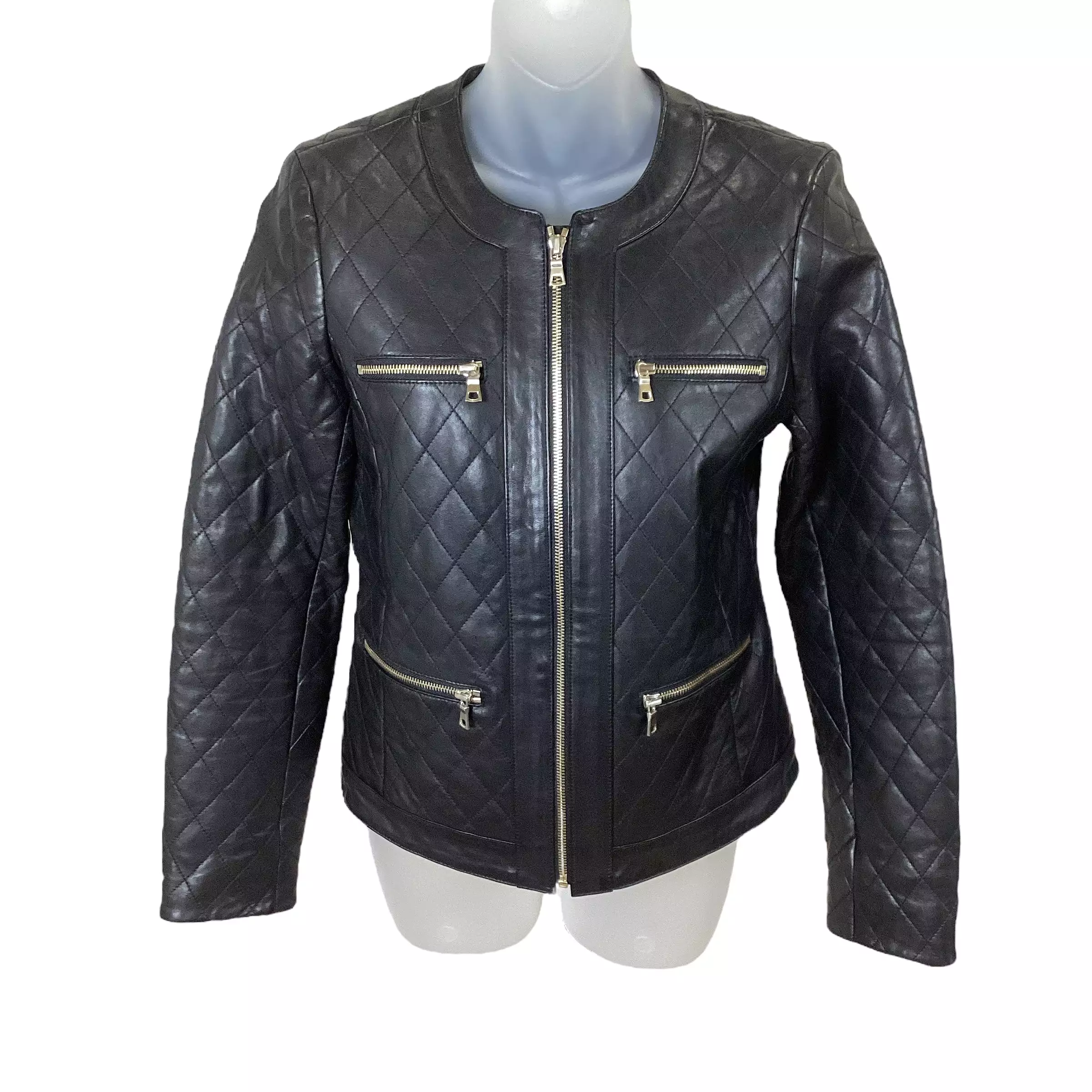 Jacket Leather By Ann Taylor  Size: S