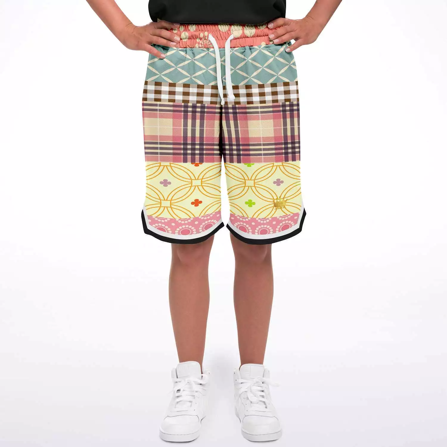 Kaleidoscope Unisex Basketball Shorts