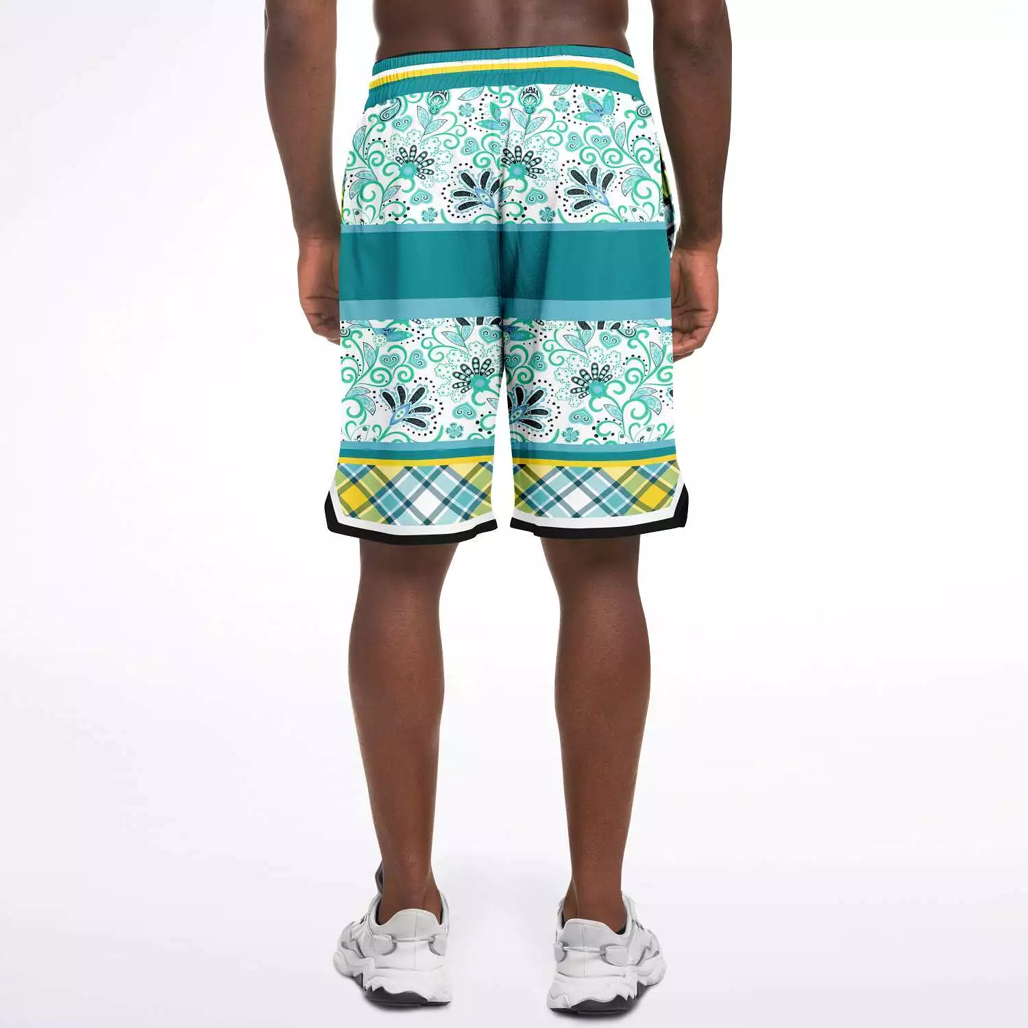 Lemon Zest Unisex Basketball Shorts