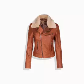 Lisa Bomber Jacket, Chestnut