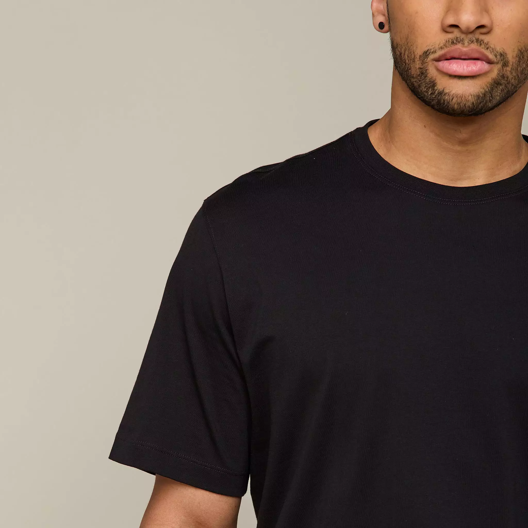 Lucchese Pima Cotton Tee :: Black