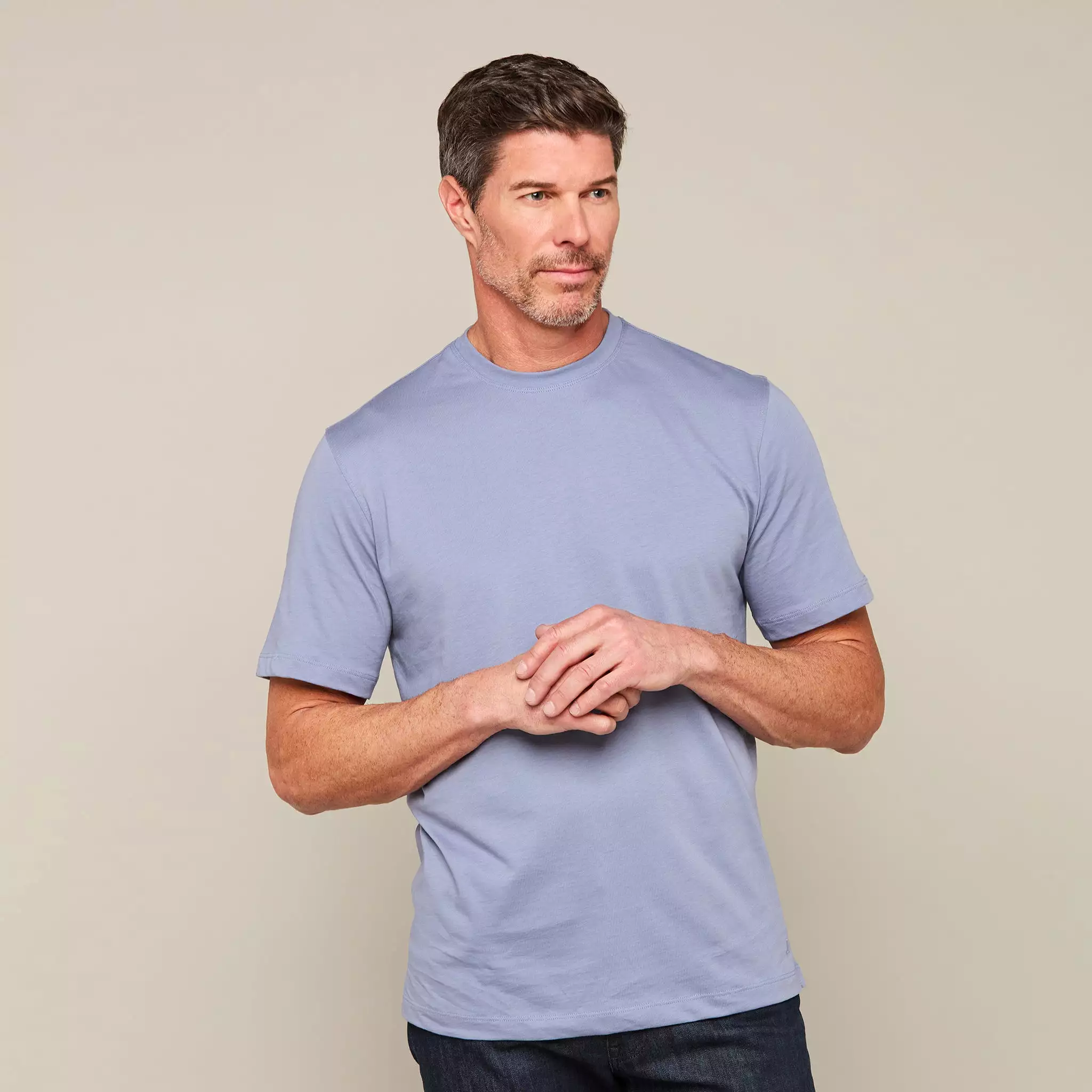 Lucchese Pima Cotton Tee :: Royal Blue