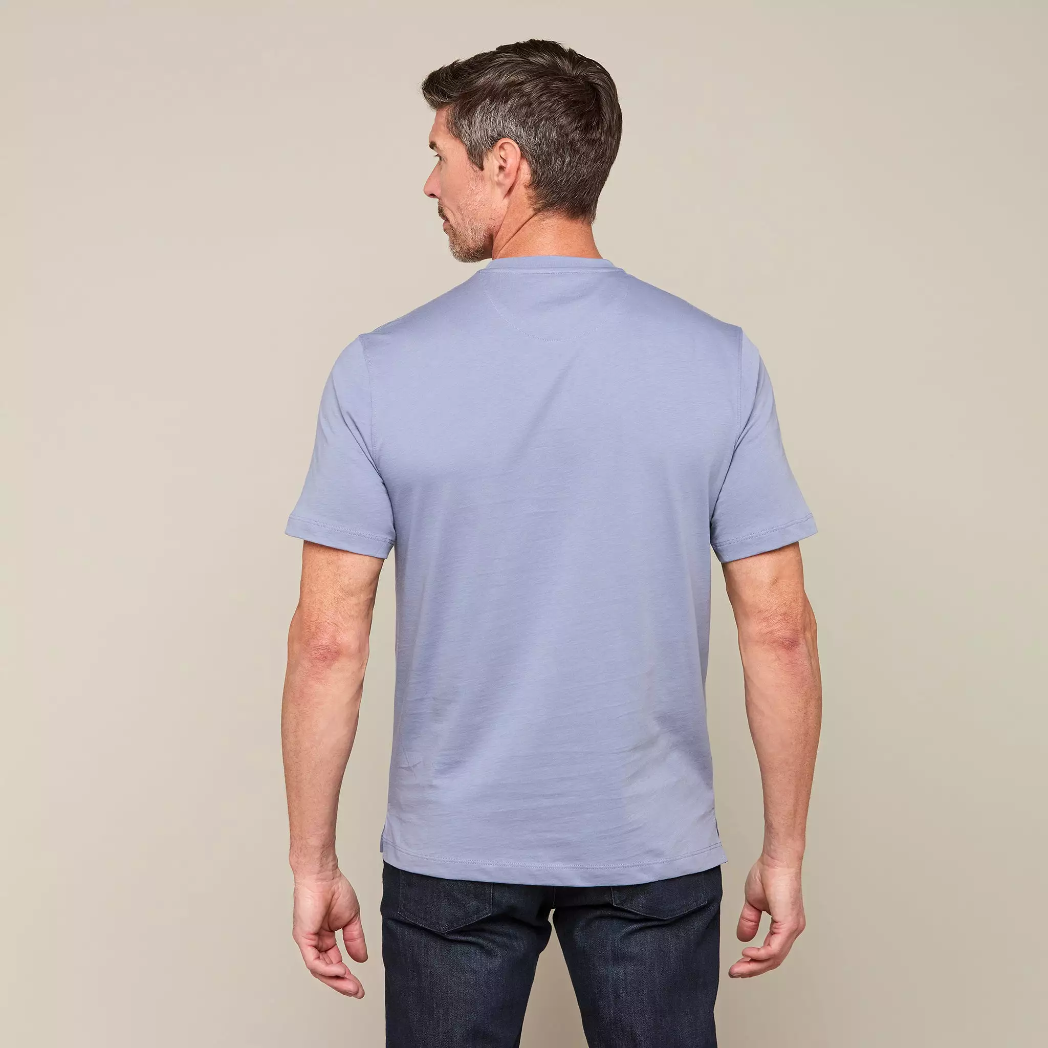 Lucchese Pima Cotton Tee :: Royal Blue