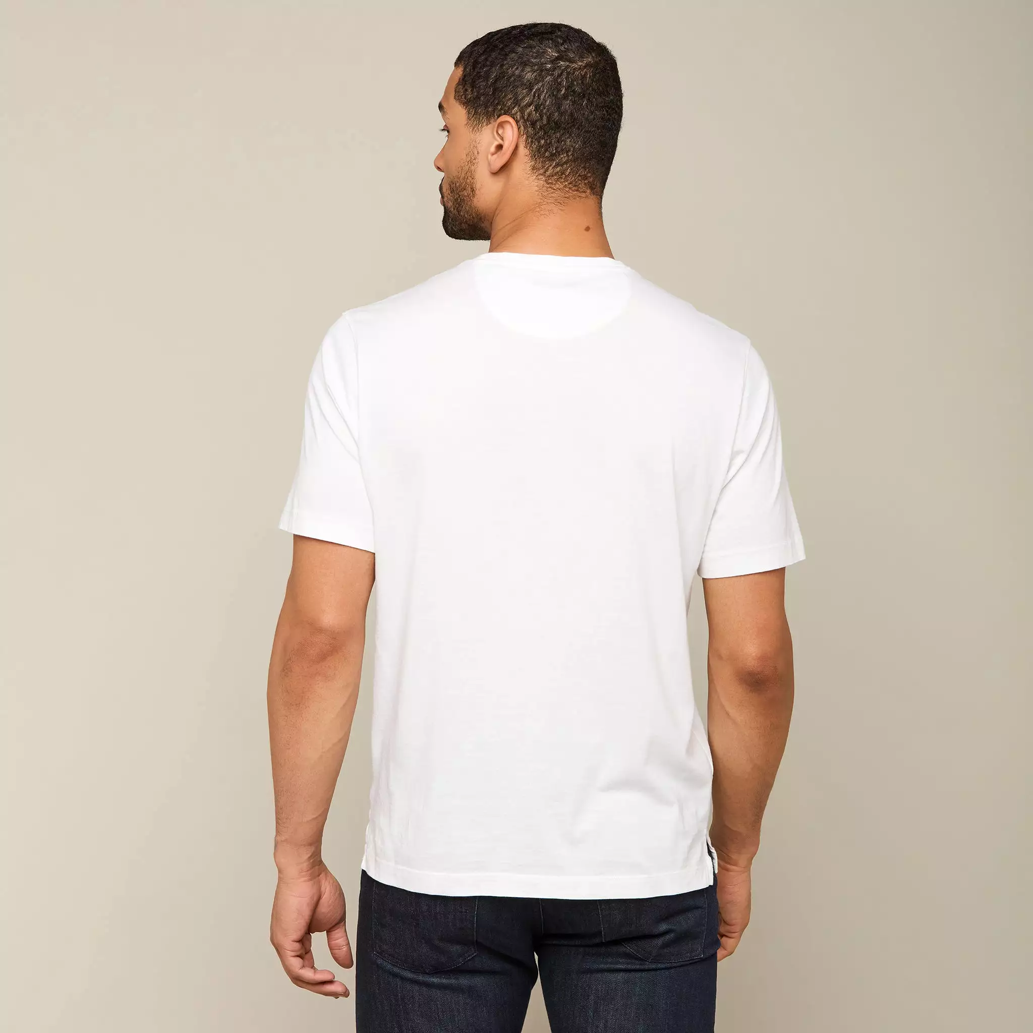 Lucchese Pima Cotton Tee :: White