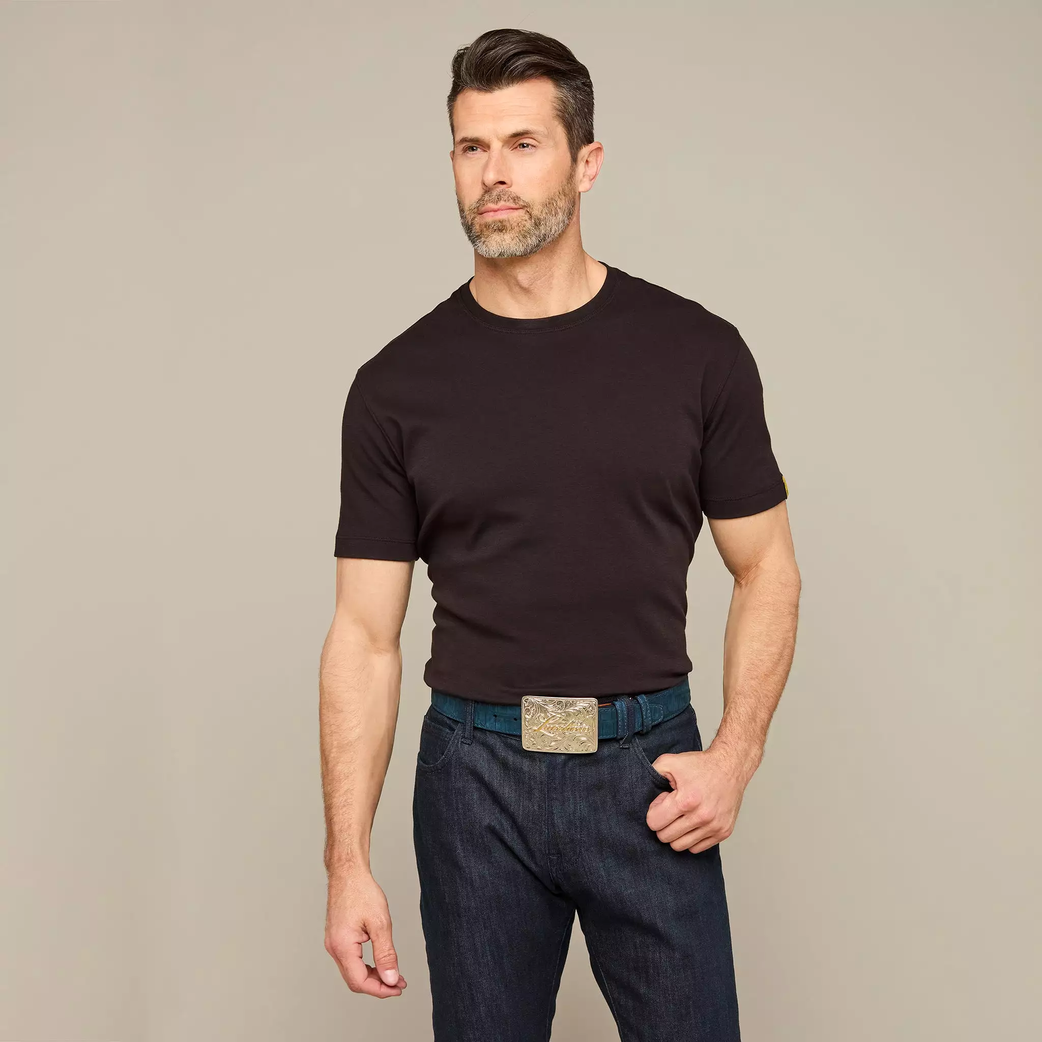 Lucchese x Parker McCollum Pima Cotton Tee :: Black