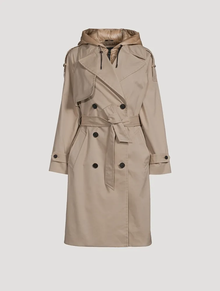 MACKAGE Trisha Double-Breasted Down Trench Coat