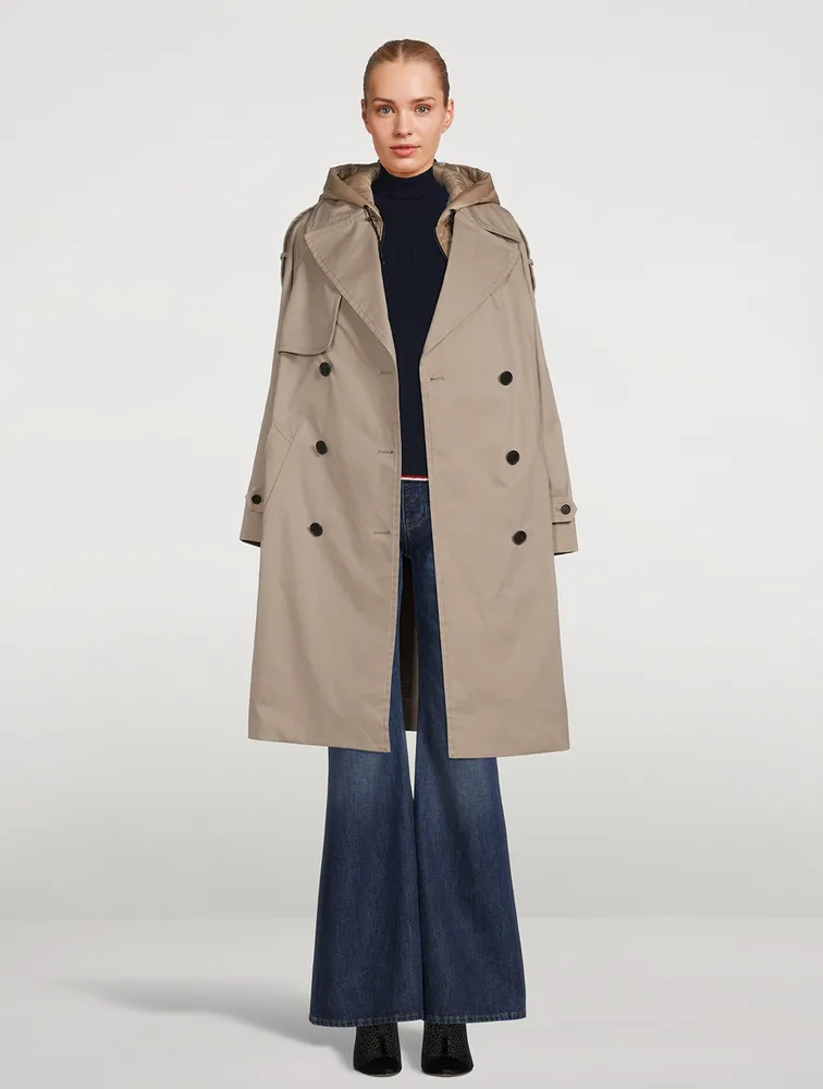 MACKAGE Trisha Double-Breasted Down Trench Coat