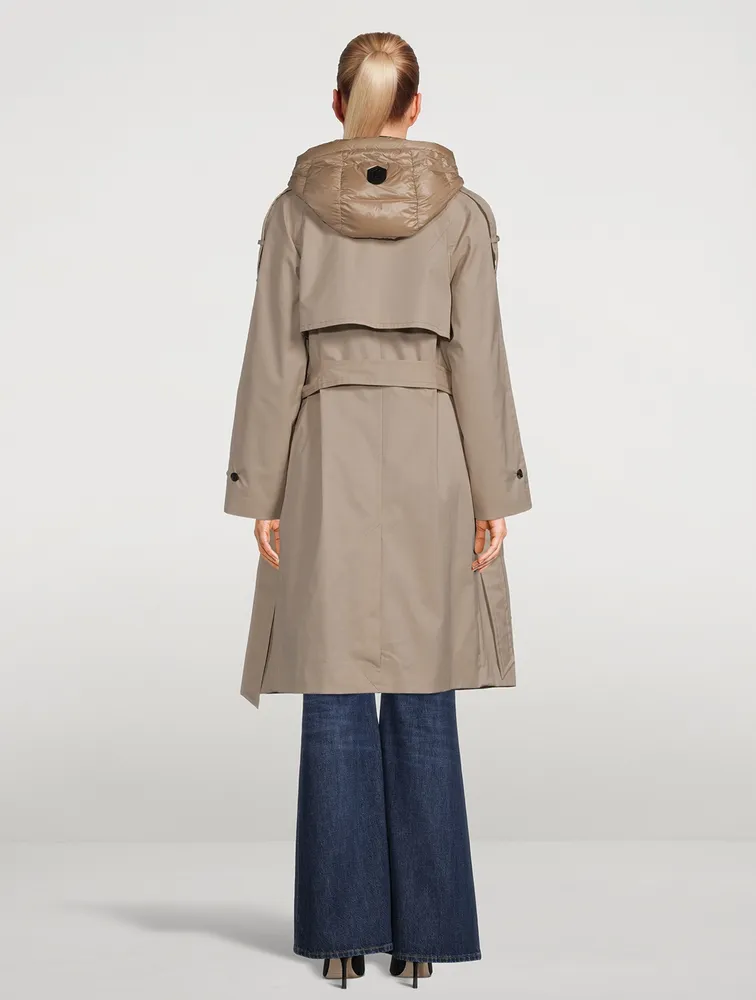 MACKAGE Trisha Double-Breasted Down Trench Coat