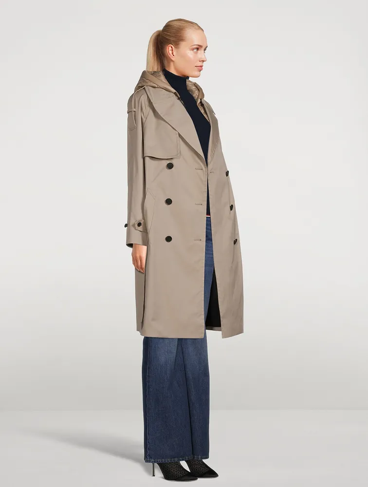 MACKAGE Trisha Double-Breasted Down Trench Coat