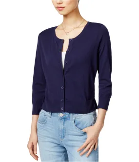 Maison Jules Womens Contrast Back Cardigan Blouse