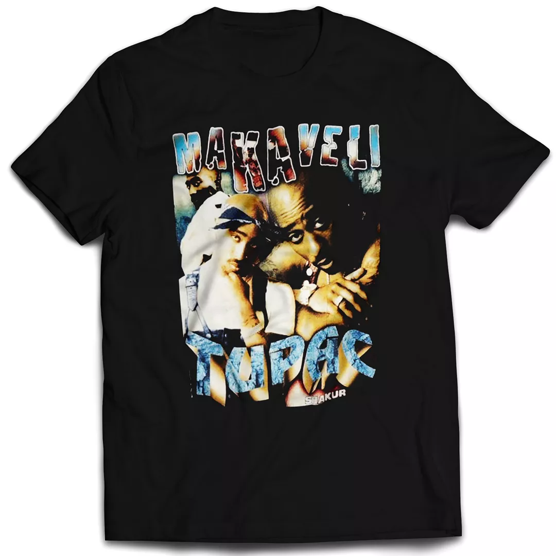 Makaveli Vintage Mint Black Tee