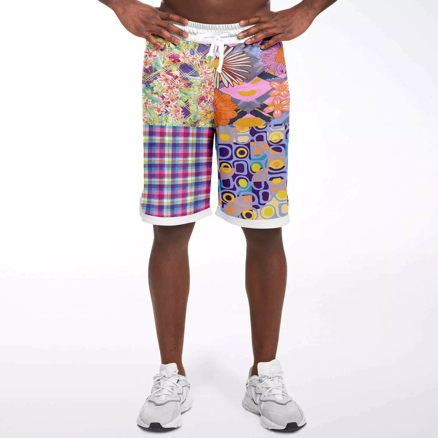 Mercury Retrograde Patchwork Basketball Shorts