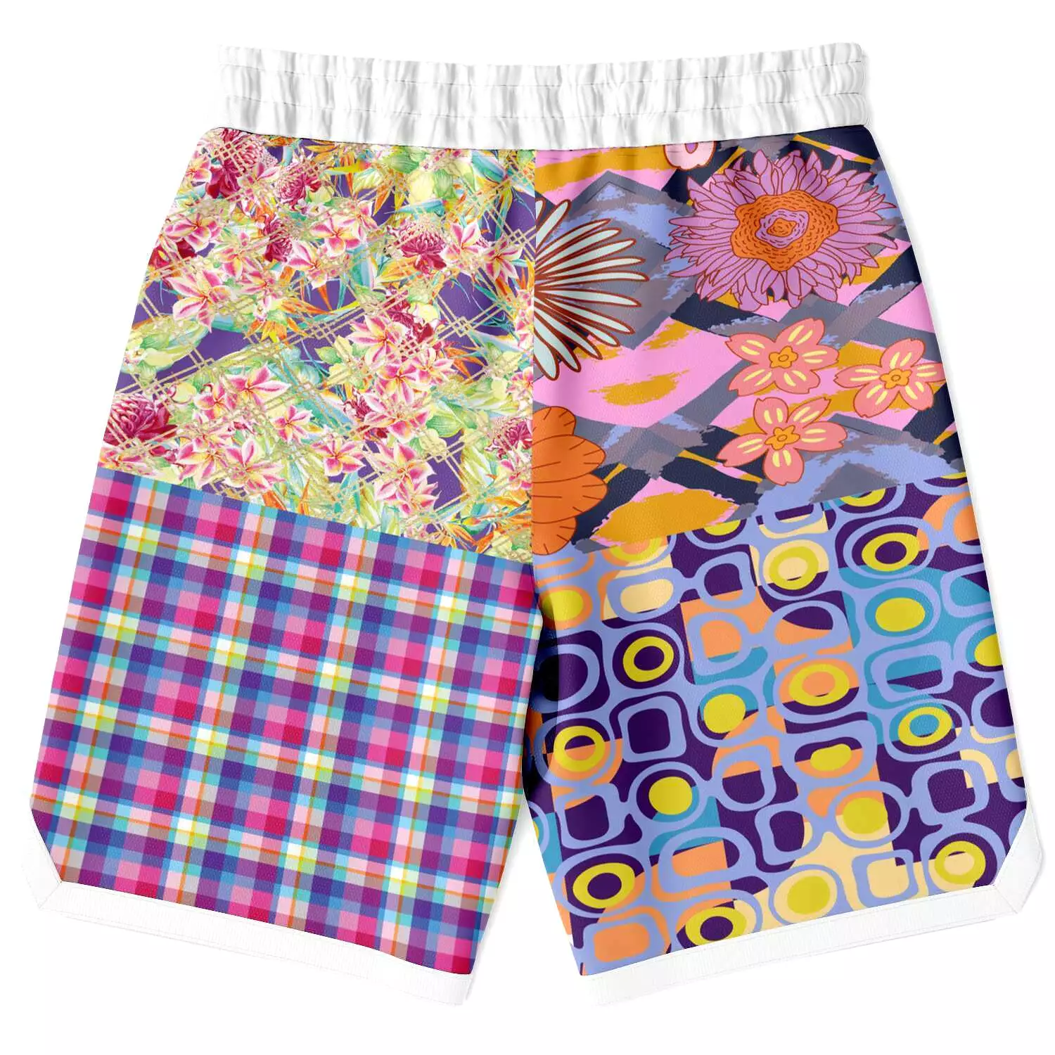 Mercury Retrograde Patchwork Basketball Shorts