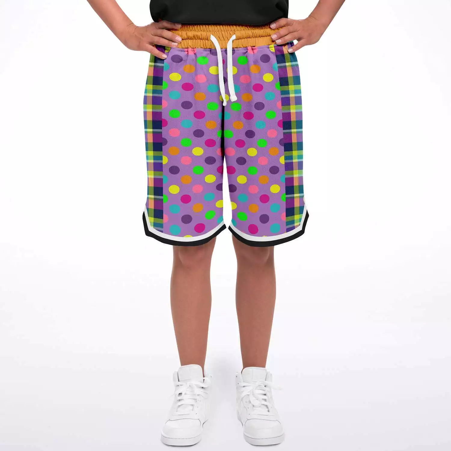 Mercury Retrograde Purple Vertical Basketball Shorts