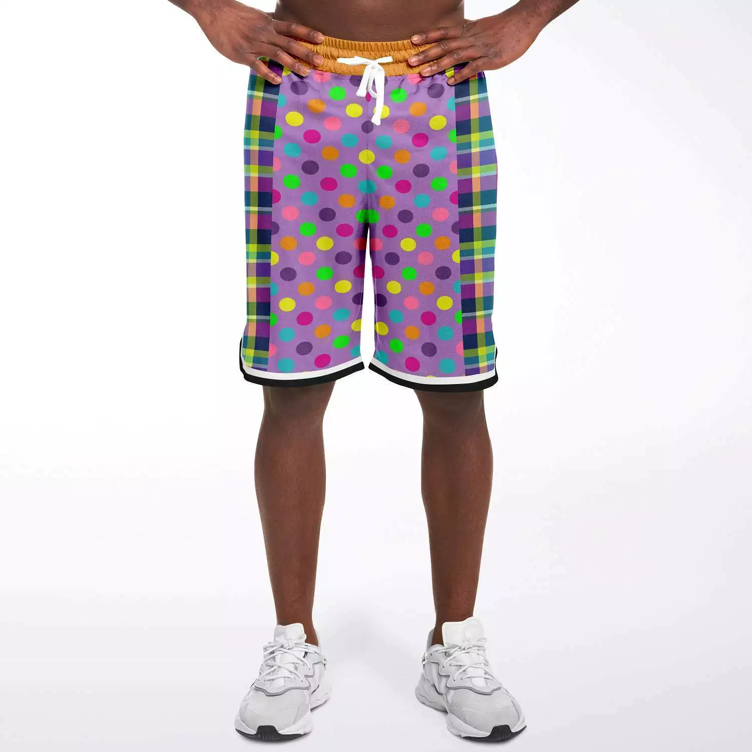 Mercury Retrograde Purple Vertical Basketball Shorts