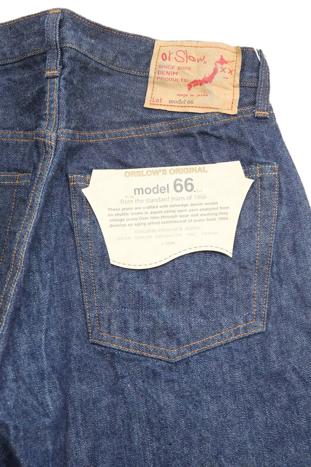 Model 66 1966's Standard Denim Pants - One Wash