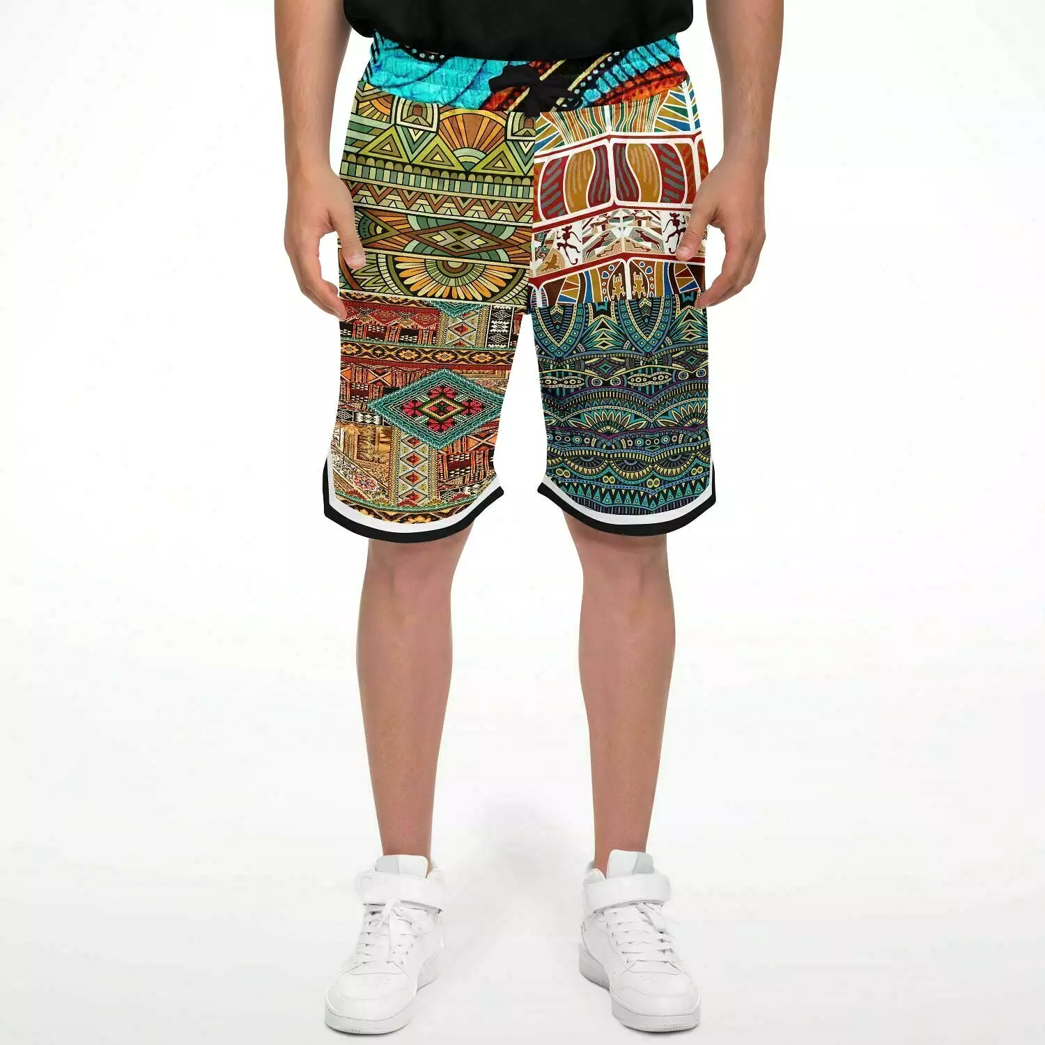 Mother Lode African Print Basketball Shorts