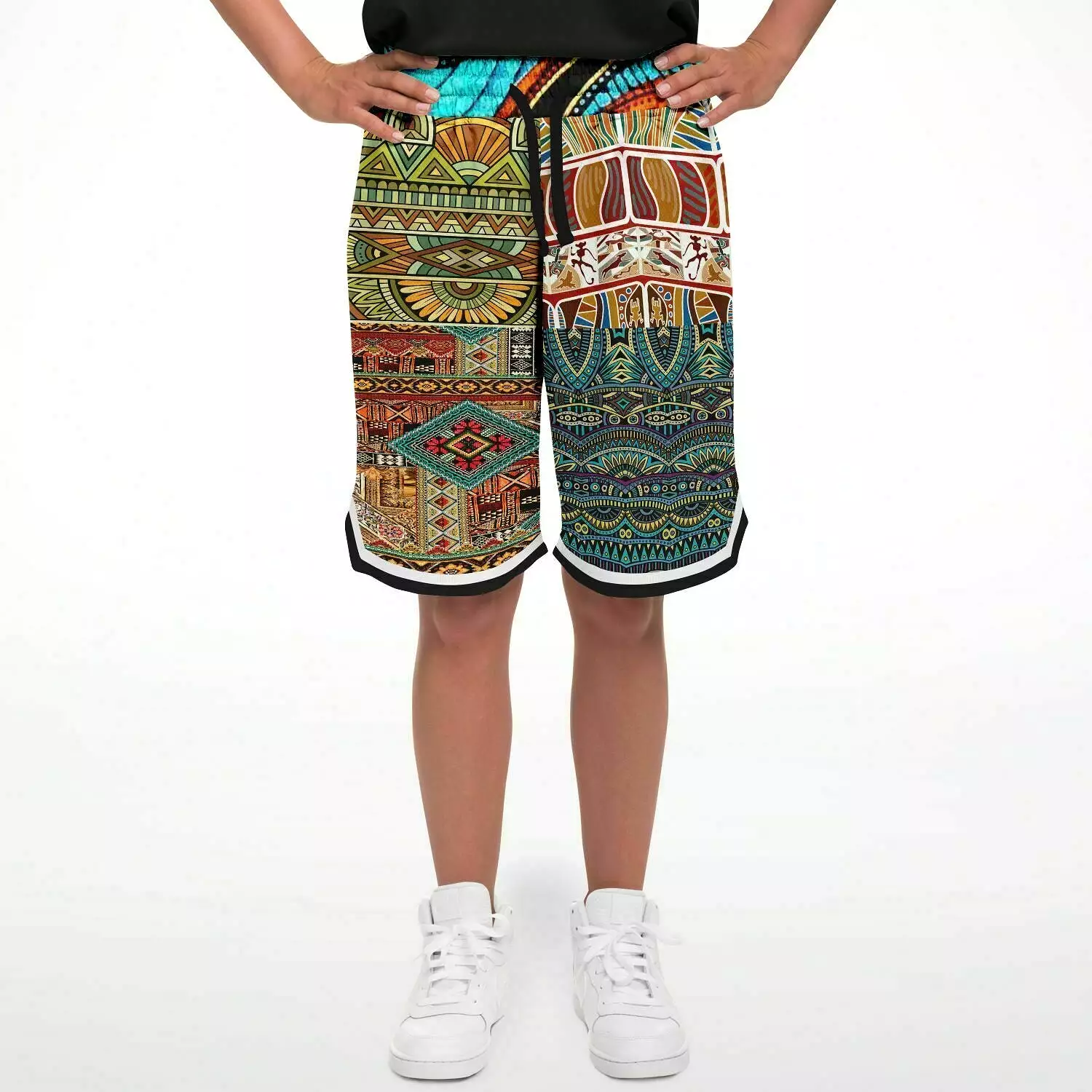 Mother Lode African Print Basketball Shorts