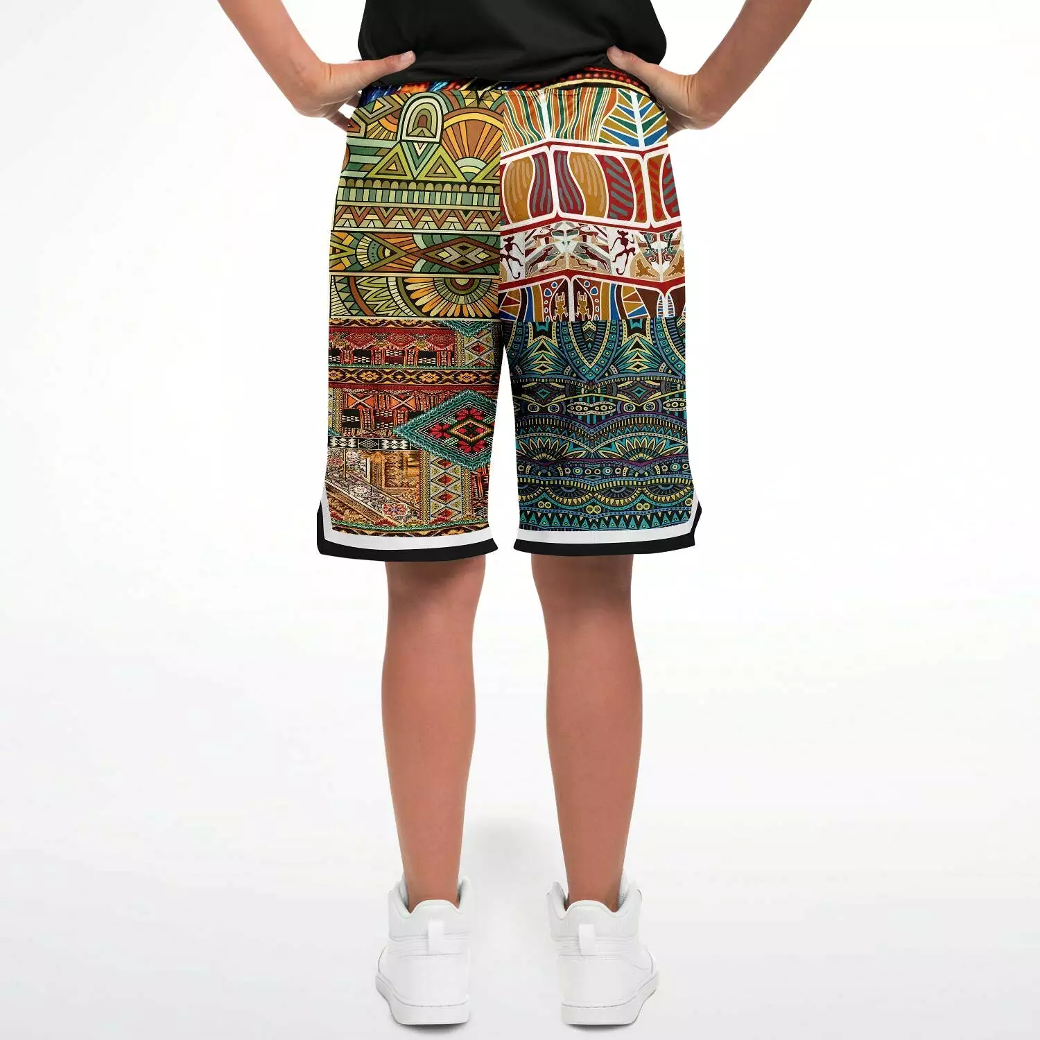 Mother Lode African Print Basketball Shorts