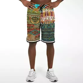 Mother Lode African Print Basketball Shorts