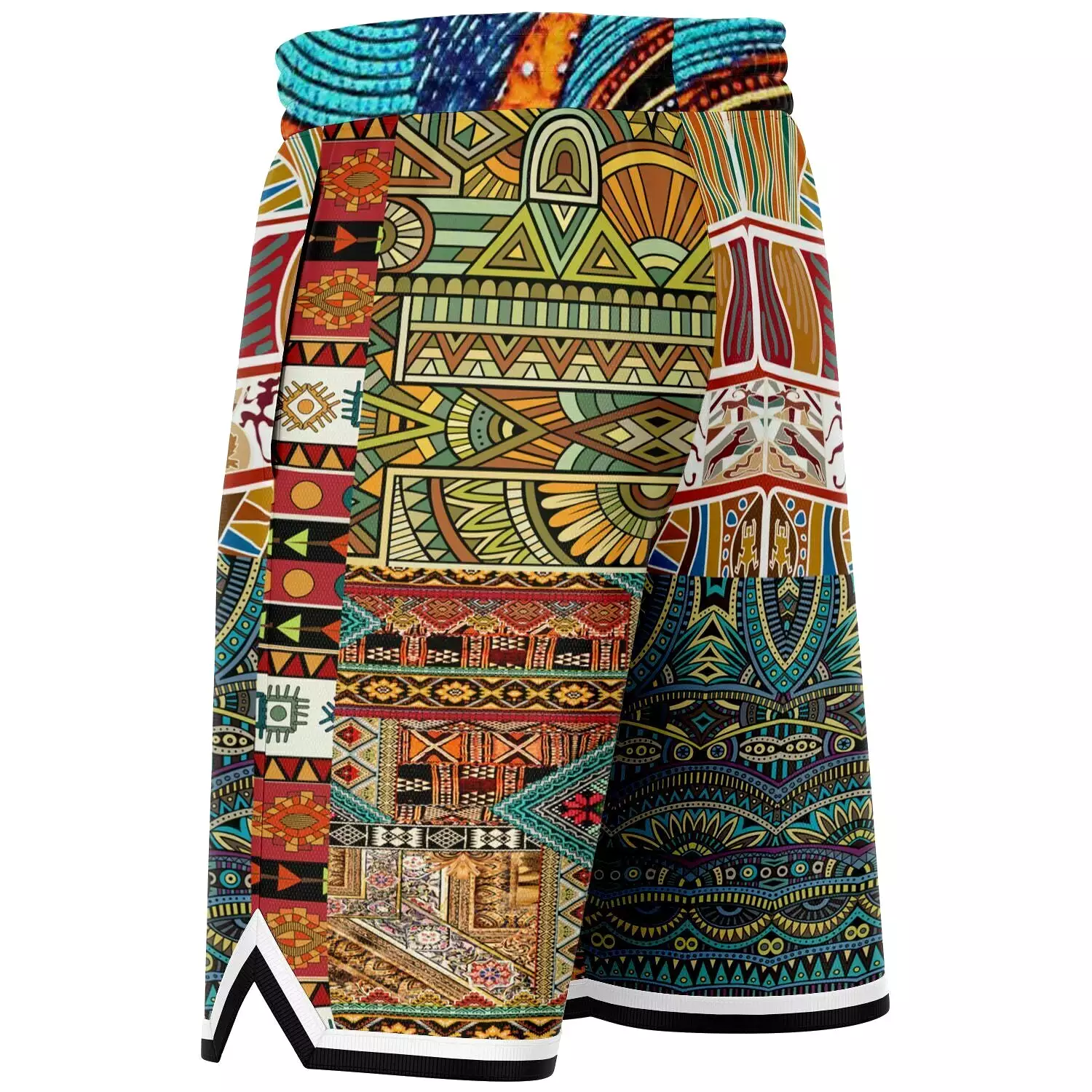 Mother Lode African Print Basketball Shorts