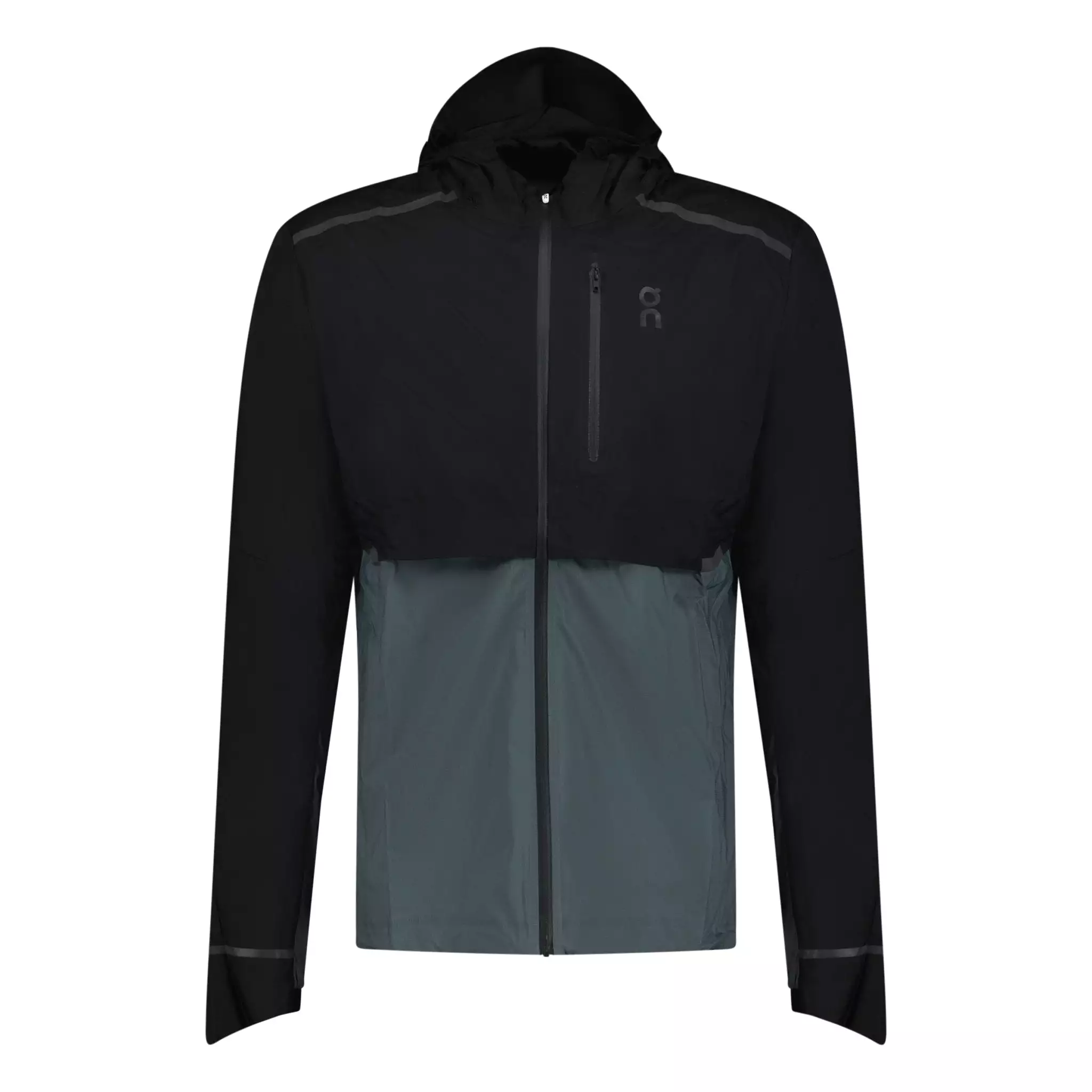 ON RUNNING TRACK JACKET BLACK/GREY