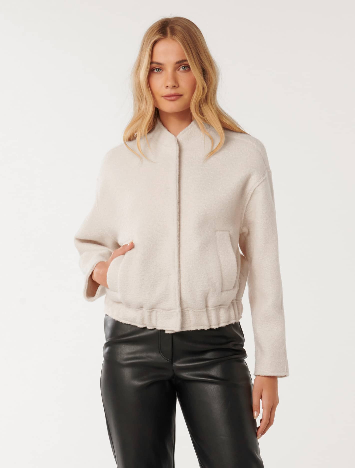 Otto Textured Bomber Jacket